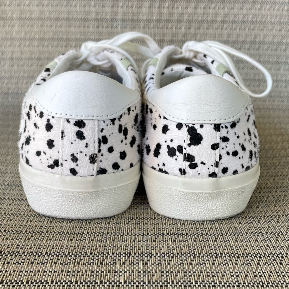 Madewell Sidewalk Low-Top Sneakers in Spatter-Painted Calf Hair Size 8 - Picture 5 of 11